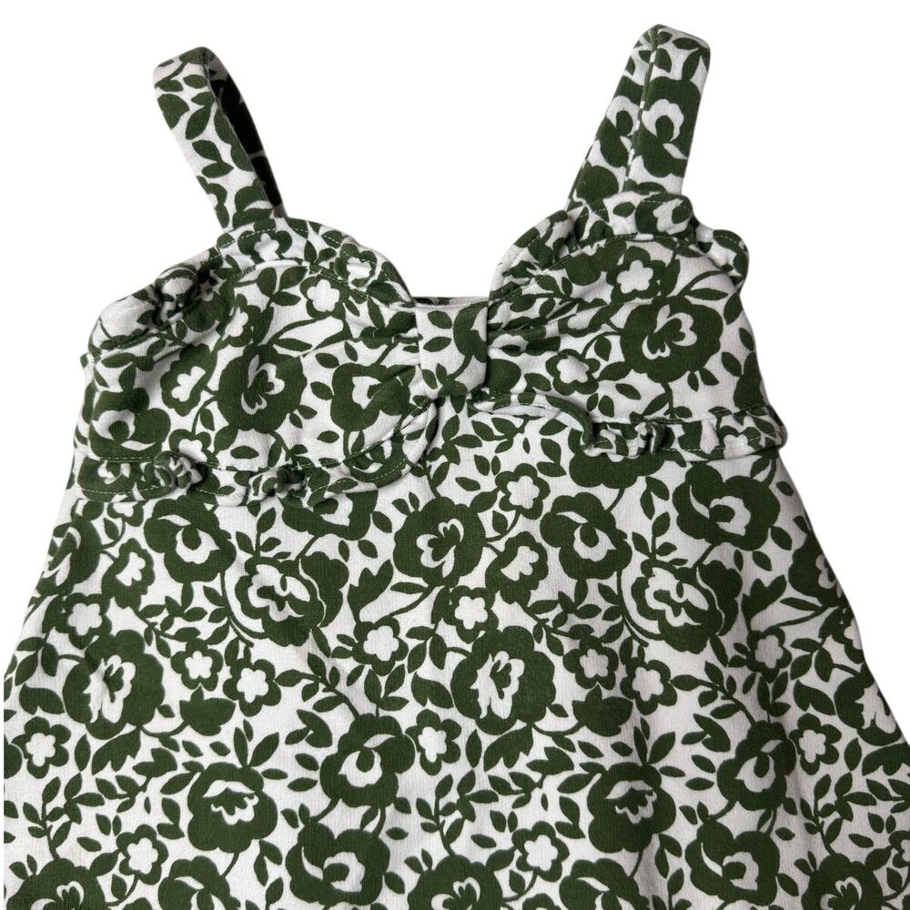 Janie and Jack Baby Girl Floral Ruffle Sundress 18-24M Green Cottagecore - Picture 8 of 13